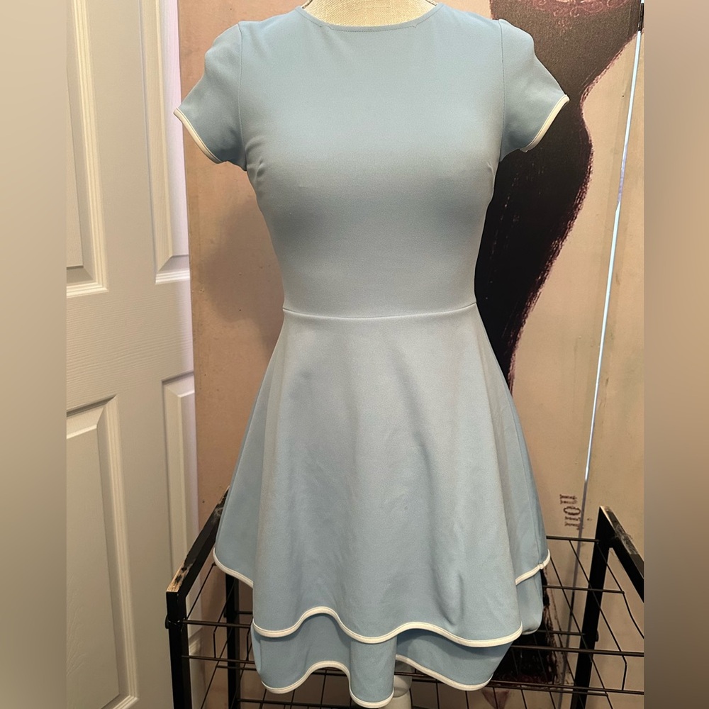 Love..Ady Blue Fit and Flare dress. Size XS.